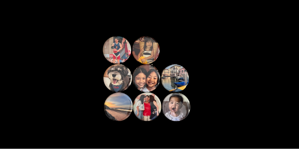 Handcrafted 2.25" Round Photo Magnets (8 magnets)